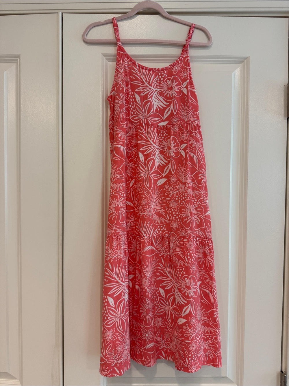 Roxy Coral Pink Floral Sundress
